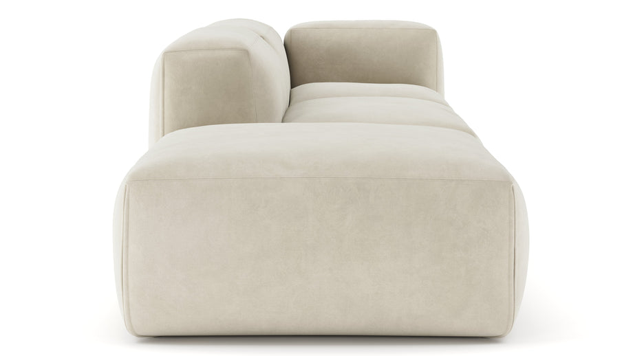 Le MuraEggshell Vegan Suede