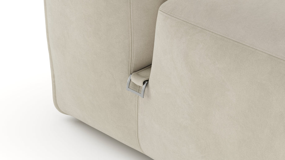 Le MuraEggshell Vegan Suede