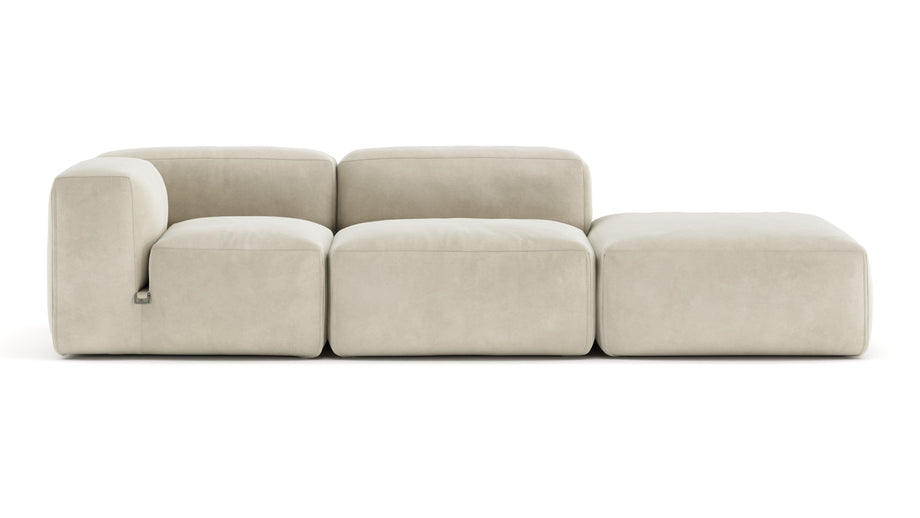 Le MuraEggshell Vegan Suede