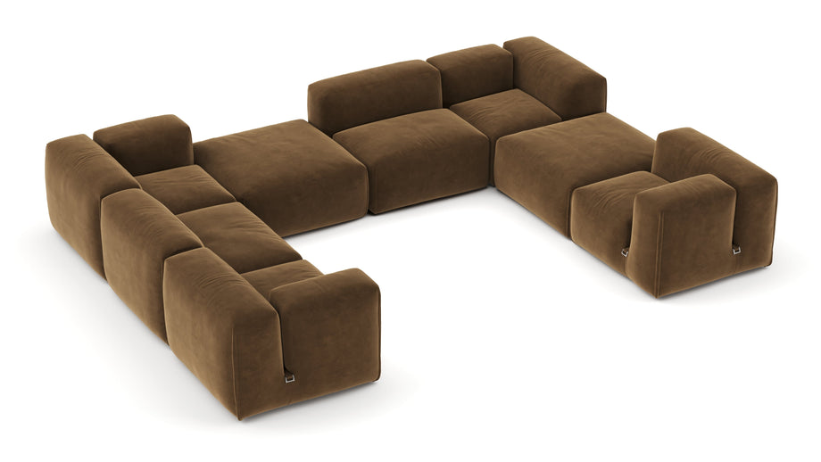 Le MuraBrown Vegan Suede