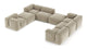 Le Mura - Beige Gray Chenille - Image 5