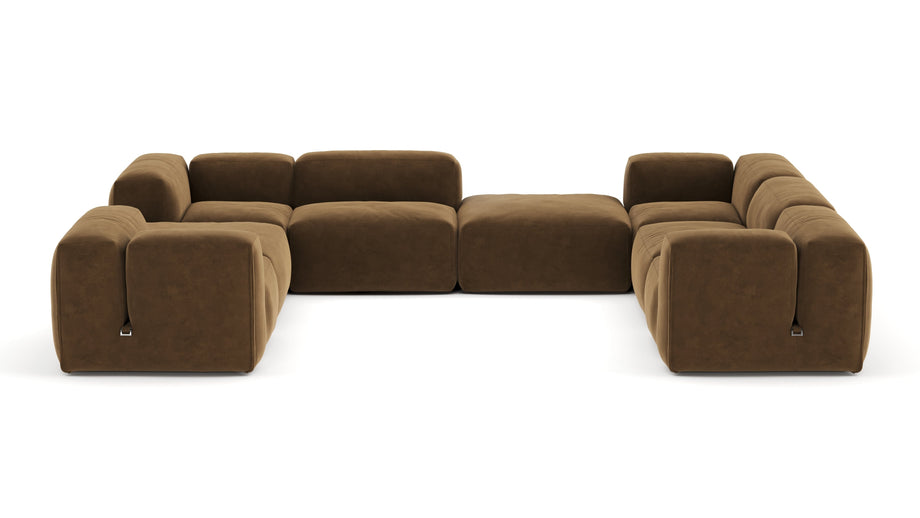 Le MuraBrown Vegan Suede