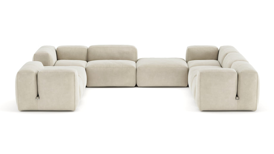 Le MuraEggshell Vegan Suede