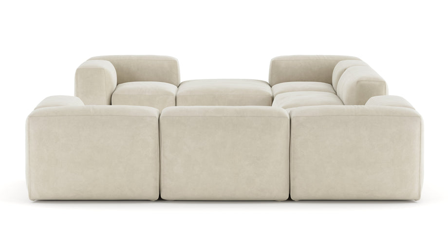 Le MuraEggshell Vegan Suede