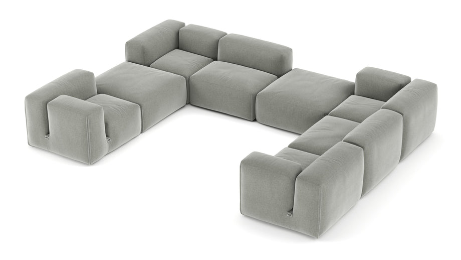 Le MuraSoft Gray Brushed Weave