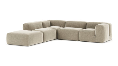 Le Mura - Beige Gray Chenille - Image 2