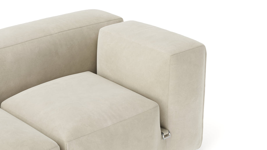 Le MuraEggshell Vegan Suede