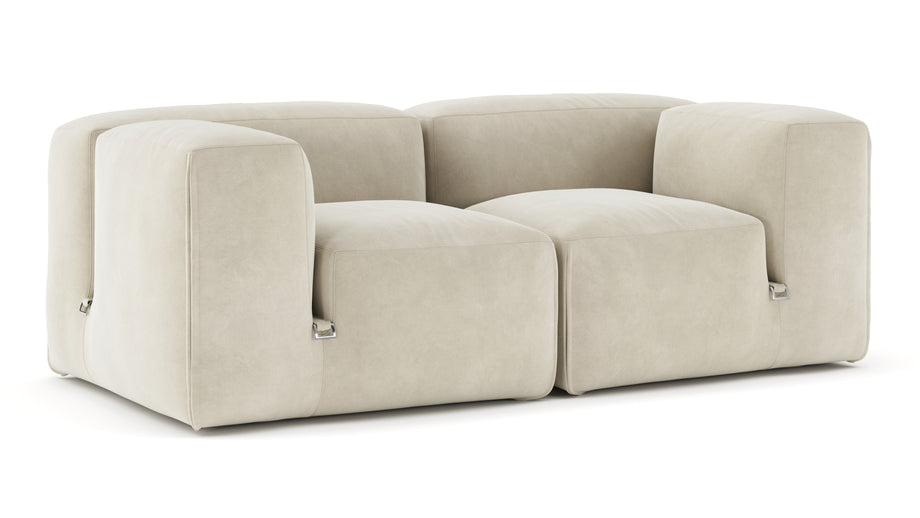 Le MuraEggshell Vegan Suede