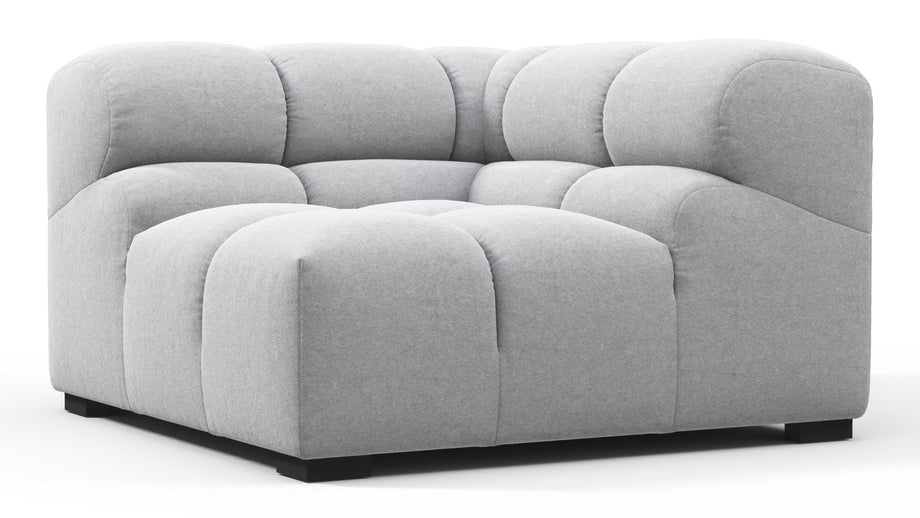 TuftyLight Gray Wool
