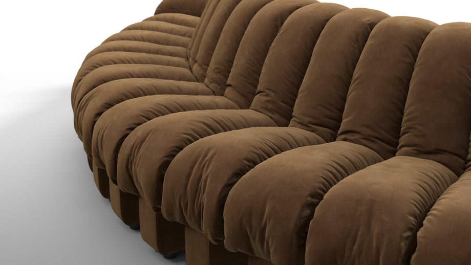 DS 600Brown Vegan Suede