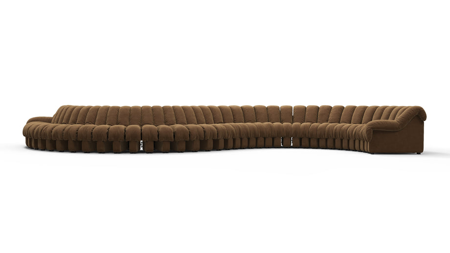 DS 600Brown Vegan Suede