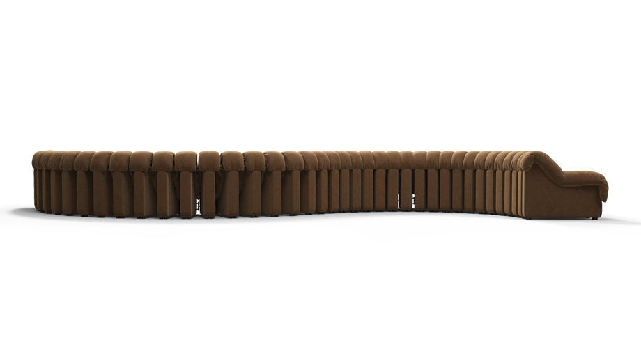 DS 600Brown Vegan Suede