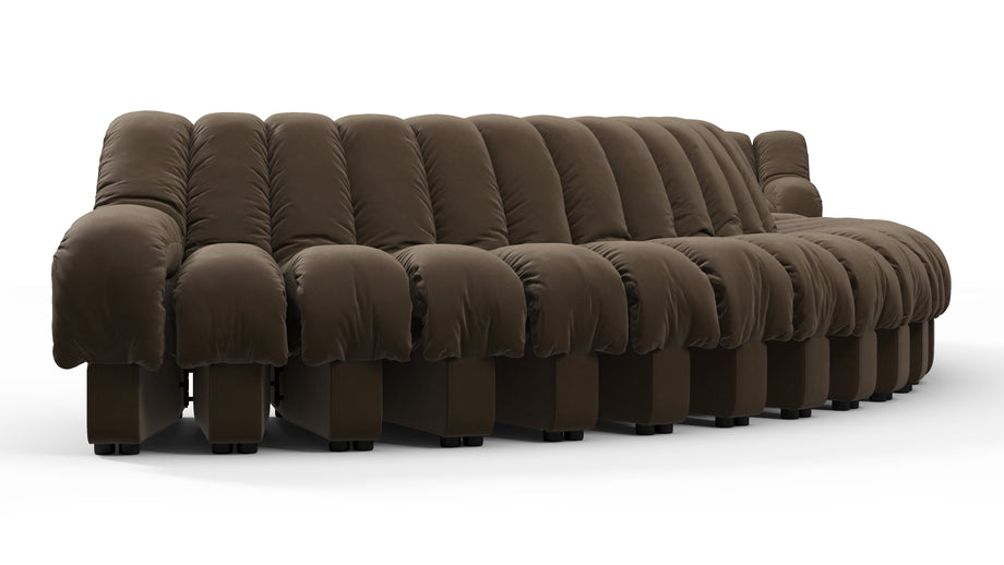 DS 600Distressed Brown Vegan Leather