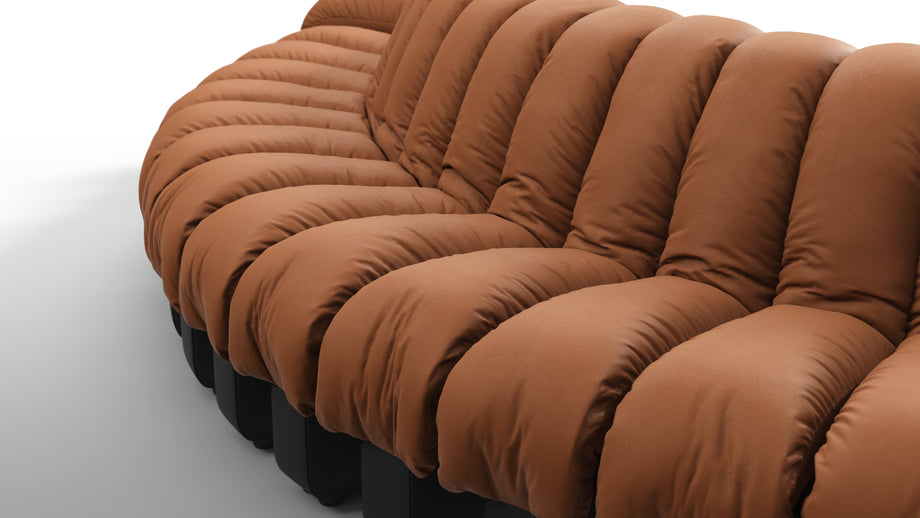 DS 600Vintage Tan and Black Vegan Leather