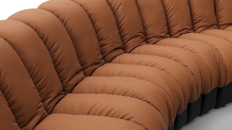 DS 600Vintage Tan and Black Vegan Leather