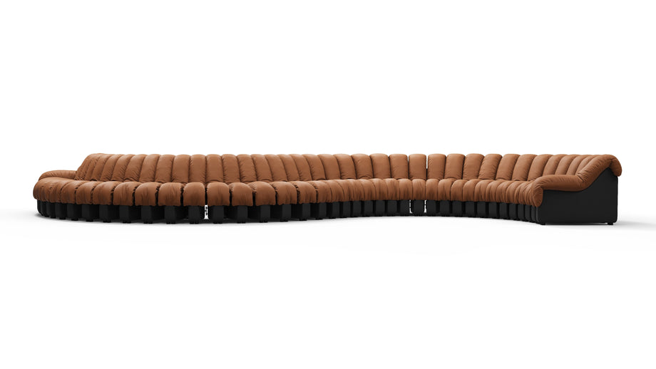 DS 600Vintage Tan and Black Vegan Leather