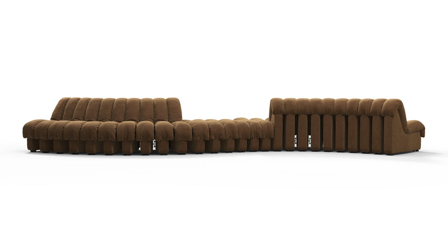 DS 600Brown Vegan Suede