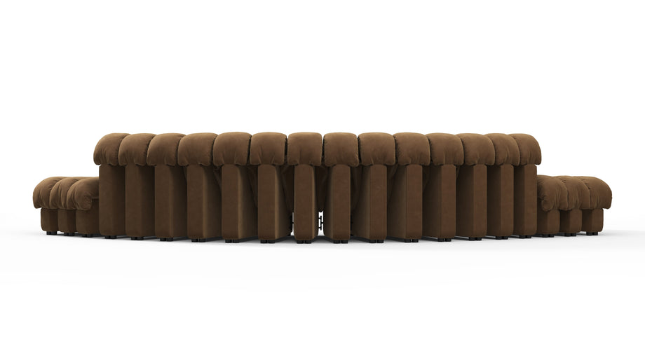 DS 600Brown Vegan Suede