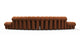 DS 600 - Burnt Orange Vegan Suede - Image 4