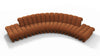 DS 600 - Burnt Orange Vegan Suede - Image 5
