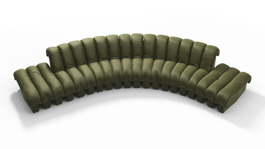 DS 600Deep Olive Vegan Leather