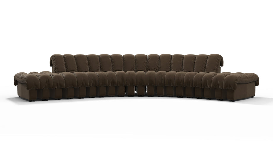 DS 600Distressed Brown Vegan Leather