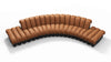 DS 600 - Vintage Tan and Black Vegan Leather - Image 5