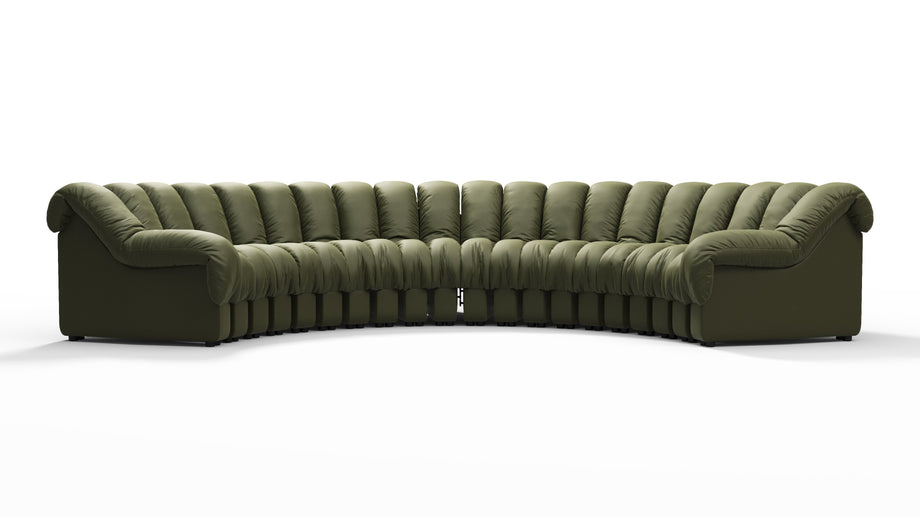 DS 600Deep Olive Vegan Leather