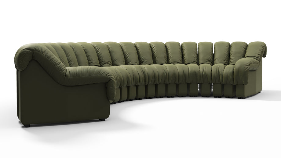 DS 600Deep Olive Vegan Leather