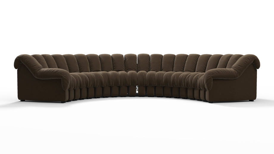DS 600Distressed Brown Vegan Leather