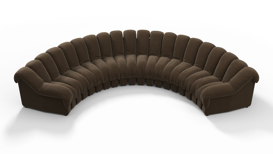 DS 600Distressed Brown Vegan Leather