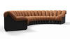 DS 600 - Vintage Tan and Black Vegan Leather - Image 2
