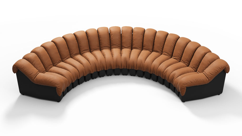 DS 600Vintage Tan and Black Vegan Leather
