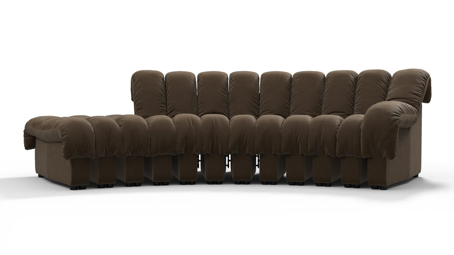DS 600Distressed Brown Vegan Leather