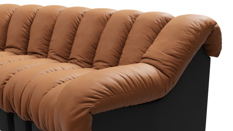 DS 600Vintage Tan and Black Vegan Leather