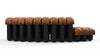DS 600 - Vintage Tan and Black Vegan Leather - Image 4