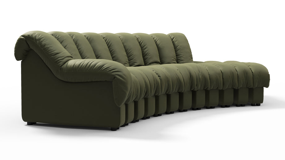 DS 600Deep Olive Vegan Leather