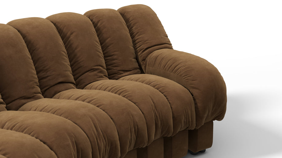 DS 600Brown Vegan Suede