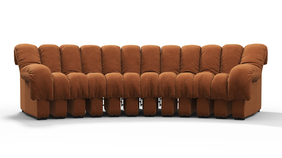 DS 600Burnt Orange Vegan Suede