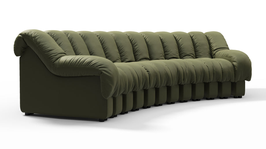 DS 600Deep Olive Vegan Leather