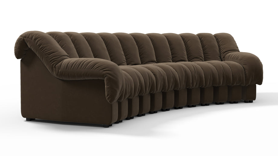 DS 600Distressed Brown Vegan Leather