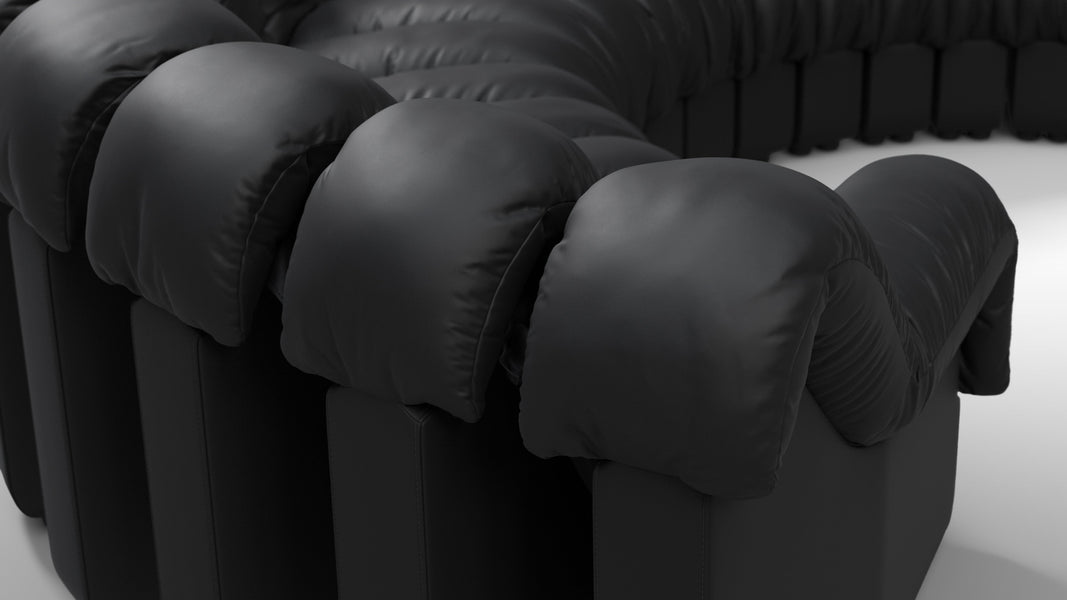 DS 600Black Vegan Leather