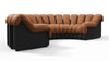 DS 600 - Vintage Tan and Black Vegan Leather - Image 2
