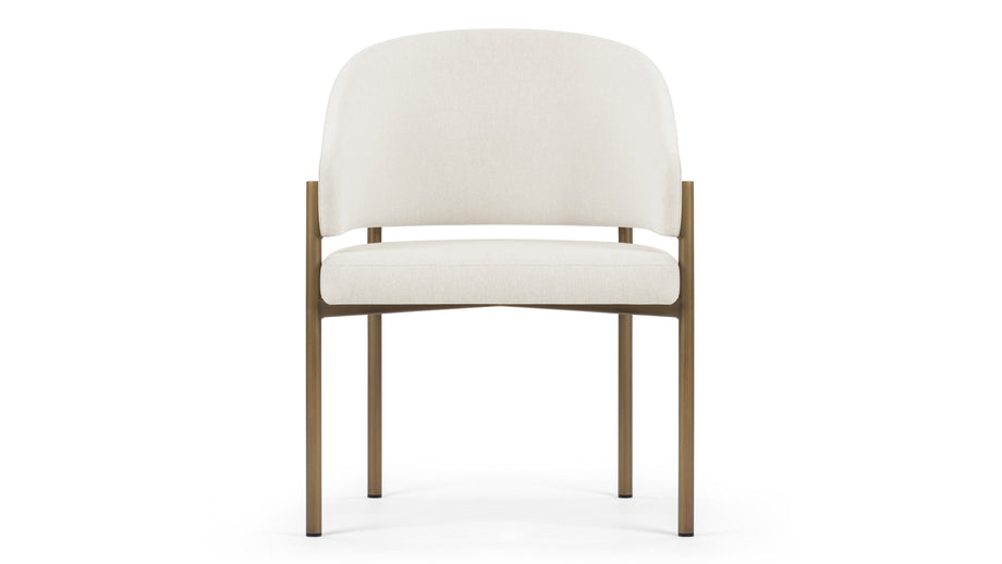 EsmeOatmeal Brushed Weave and Brushed Brass