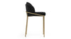 Aben - Black Velvet with Brass Legs - Image 3