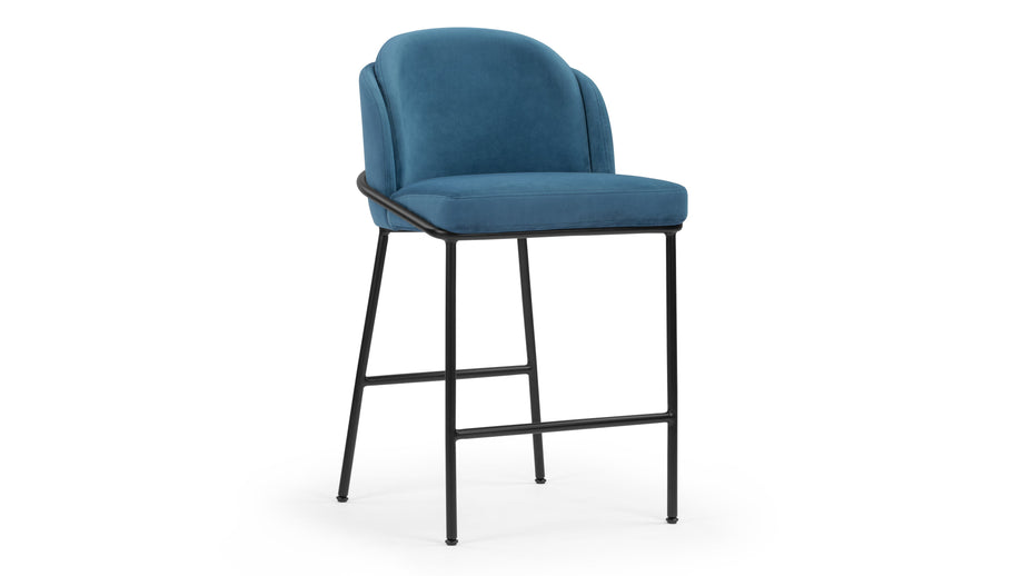 AbenAegean Blue Velvet with Black Legs