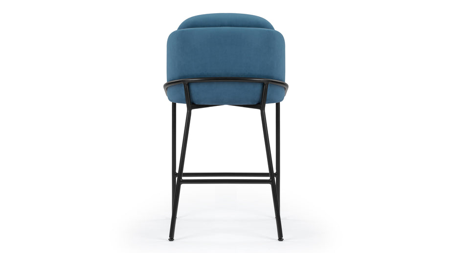 AbenAegean Blue Velvet with Black Legs