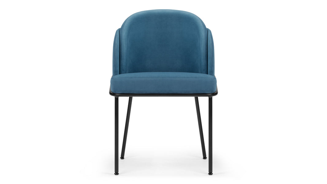 AbenAegean Blue Velvet with Black Legs