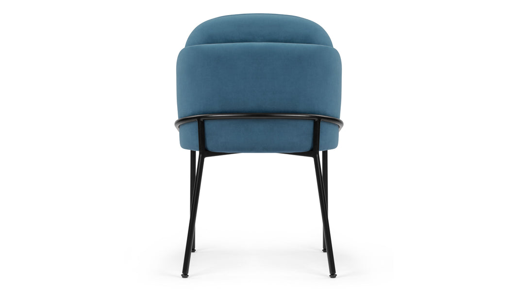 AbenAegean Blue Velvet with Black Legs