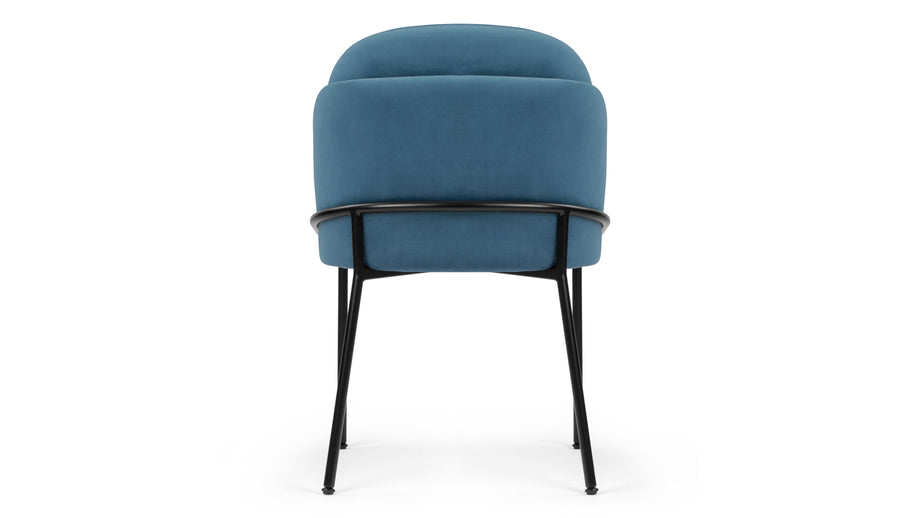 AbenAegean Blue Velvet with Black Legs